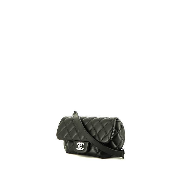 Chanel   clutch-belt  in black quilted leather - 00pp
