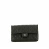 Chanel   clutch-belt  in black quilted grained leather - 360 thumbnail