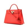 Hermès  Kelly 32 cm handbag  in red epsom leather - 00pp thumbnail
