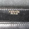 Hermès  Vintage handbag  in black box leather - Detail D3 thumbnail
