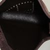 Bolso bandolera Hermès  Mini Evelyne en cuero de ternero doblis marrón - Detail D2 thumbnail