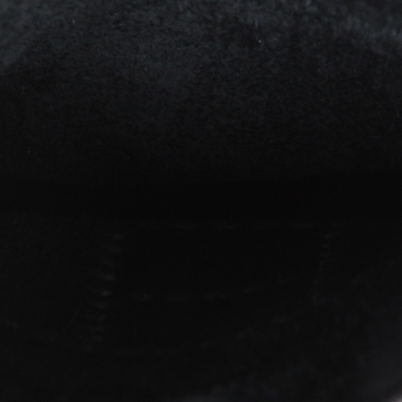 Bolso bandolera Hermès  Mini Evelyne en cuero taurillon clémence negro y lona negra - Detail D8