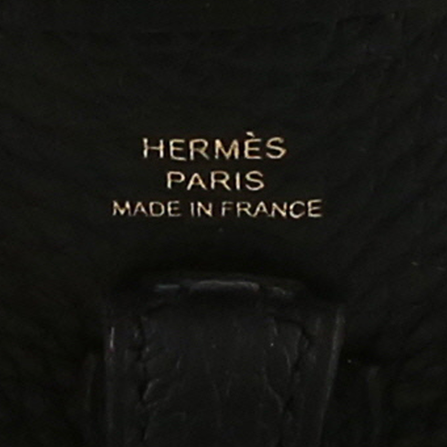 Hermès  Mini Evelyne shoulder bag  in black leather taurillon clémence  and black canvas - Detail D9
