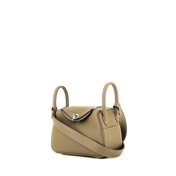 Hermès  Lindy handbag  in etoupe togo leather - 00pp