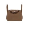 Hermès  Lindy mini  shoulder bag  in etoupe togo leather - 360 thumbnail