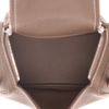 Hermès  Lindy mini  shoulder bag  in etoupe togo leather - Detail D3 thumbnail