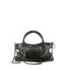 Balenciaga  First handbag  in black leather - 360 thumbnail