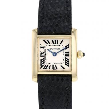 Reloj Cartier Tank Française de oro amarillo Ref: Cartier - 1820  Circa 1990
