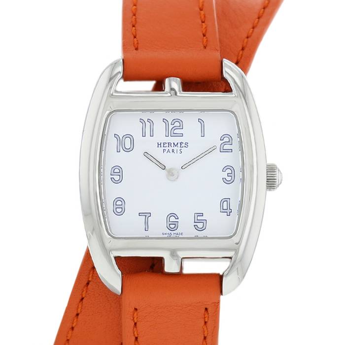 Reloj Hermès Cape Cod Tonneau de acero Ref: CT1.210  Circa 2000 - 00pp