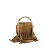Saint Laurent Emmanuelle handbag  in brown suede - 00pp thumbnail