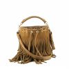 Saint Laurent Emmanuelle handbag  in brown suede - 360 thumbnail