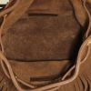 Saint Laurent Emmanuelle handbag  in brown suede - Detail D3 thumbnail