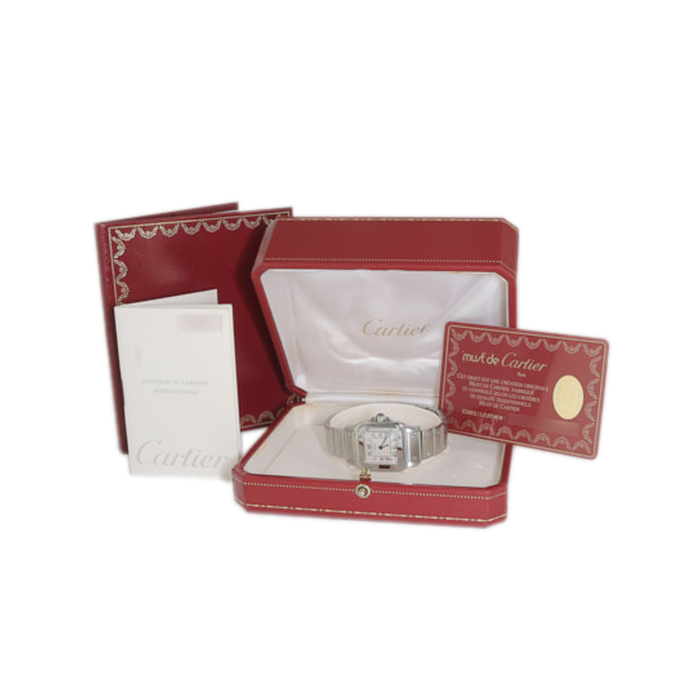 Montre Cartier Santos Galbée en acier Vers 1999 - Detail D2