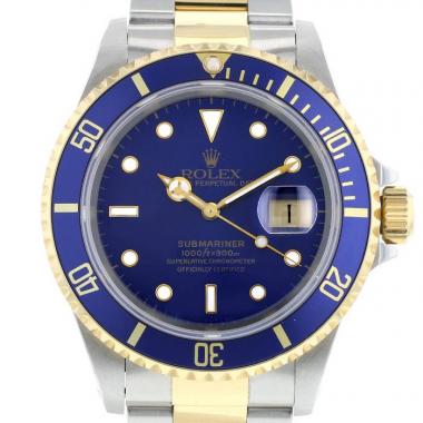 Orologio Rolex Submariner Date in oro e acciaio Ref: Rolex - 16613  Circa 1997