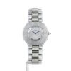 Cartier Must 21  in stainless steel Ref: Cartier - 1330 - M21  Circa 1990 - 360 thumbnail