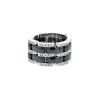 Chanel Ultra large model ring in white gold, ceramic and diamonds - 00pp thumbnail