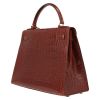 Hermès  Kelly 28 cm handbag  in brown alligator - Detail D5 thumbnail