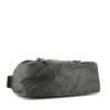 Bolso bandolera Bottega Veneta   en lona estampada gris antracita y cuero negro - Detail D4 thumbnail