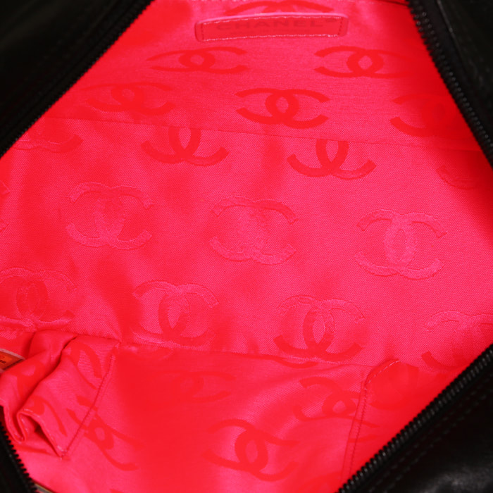 Borsa Chanel  Cambon in pelle trapuntata nera - Detail D2
