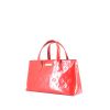 Shopping bag Louis Vuitton  Wilshire in pelle verniciata monogram rossa - 00pp thumbnail