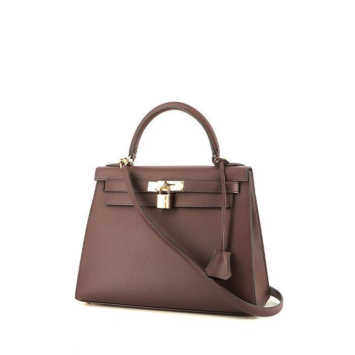 Hermès  Kelly 28 cm handbag  in Sellier red epsom leather - 00pp