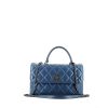 Bolso de mano Chanel  Trendy CC en cuero acolchado azul - 360 thumbnail