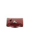 Hermès  Kelly 25 cm handbag  in red H box leather - 360 Front thumbnail