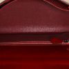 Hermès  Kelly 25 cm handbag  in red H box leather - Detail D3 thumbnail