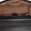 Bolso bandolera Gucci  Padlock en cuero marrón y negro y lona Monogram beige - Detail D3 thumbnail
