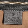 Gucci  Padlock shoulder bag  in brown and black leather  and beige monogram canvas - Detail D4 thumbnail