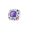 Chanel Baroque large model ring in white gold, tourmaline and amethysts - 00pp thumbnail