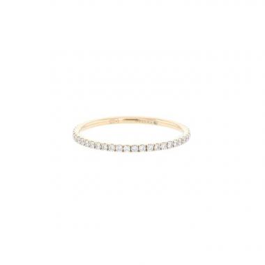 Messika Gatsby XS wedding ring in pink gold and diamonds