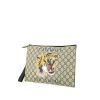 Gucci  L'Aveugle par Amour pouch  in beige monogram canvas embroidered and black leather - 00pp thumbnail