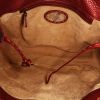 Fendi  Linda handbag  in red grained leather - Detail D2 thumbnail