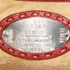 Fendi  Linda handbag  in red grained leather - Detail D3 thumbnail