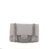 Chanel  Timeless Classic handbag  in purple jersey canvas - 360 thumbnail