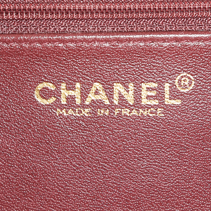 Bolso de mano Chanel  Vintage en cuero acolchado negro - Detail D3