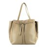 Celine  Cabas Phantom Soft shopping bag  in taupe grained leather - 360 thumbnail