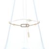 Messika Move Uno bracelet in pink gold and diamonds - 360 thumbnail