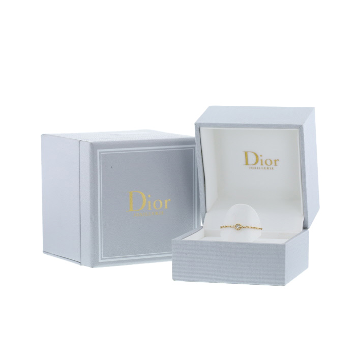 Bague Dior Mimirose en or jaune et diamant - Detail D2