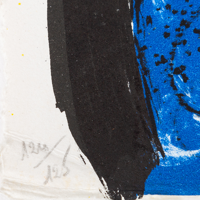 Joan Miró, "Il Circulo de Piedra", from the eponymous portfolio, lithograph in colors on paper, signed and numbered, of 1971 - Detail D3
