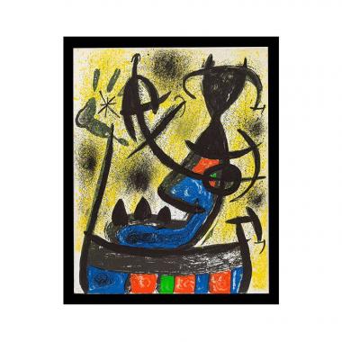Joan Miró, "Il Circulo de Piedra", tirée du portfolio éponyme, lithographie en couleurs sur papier, signée et numérotée, de 1971