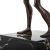 Salvador Dalí, "Hommage à Newton", sculpture en bronze à patine brune et marbre noir, signée et numérotée, création en 1980, fonte des années 2000 - Detail D3 thumbnail
