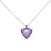 Mauboussin Tellement subtile pour toi necklace in white gold, amethysts and sapphires - 00pp thumbnail