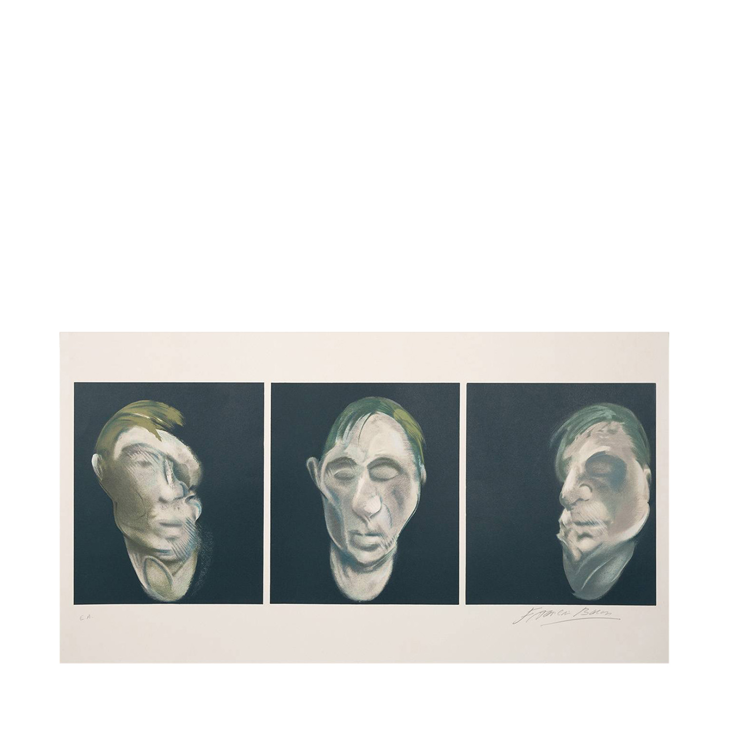 Three studies for a self-portrait - 1990 - Detail D1