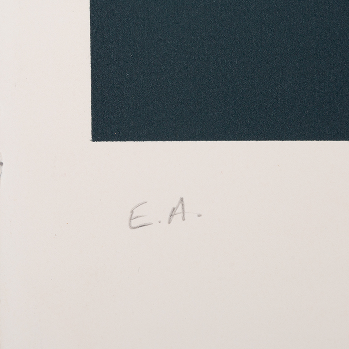 Francis Bacon, "Trois études pour un autoportrait", trois lithographies en couleurs sur un même papier, signée et annotée EA, de 1990 - Detail D3