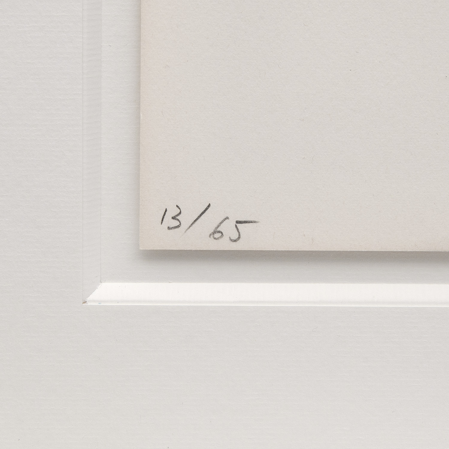 Pierre Soulages (1919-2022), Lithographie n°17 - 1963 - Detail D3