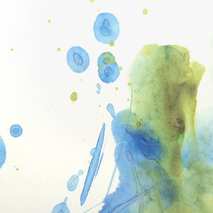 Zao Wou-Ki, «Saint-Tropez», print stenciled in colors on paper, signed and numbered, of 2006 - Detail D1