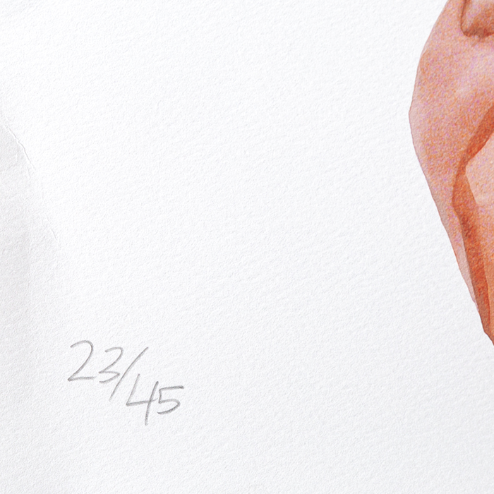 Yue Minjun, Sans titre (SMILE-ISM No. 13), lithographie en couleurs sur papier, signée et numérotée, de 2006 - Detail D3