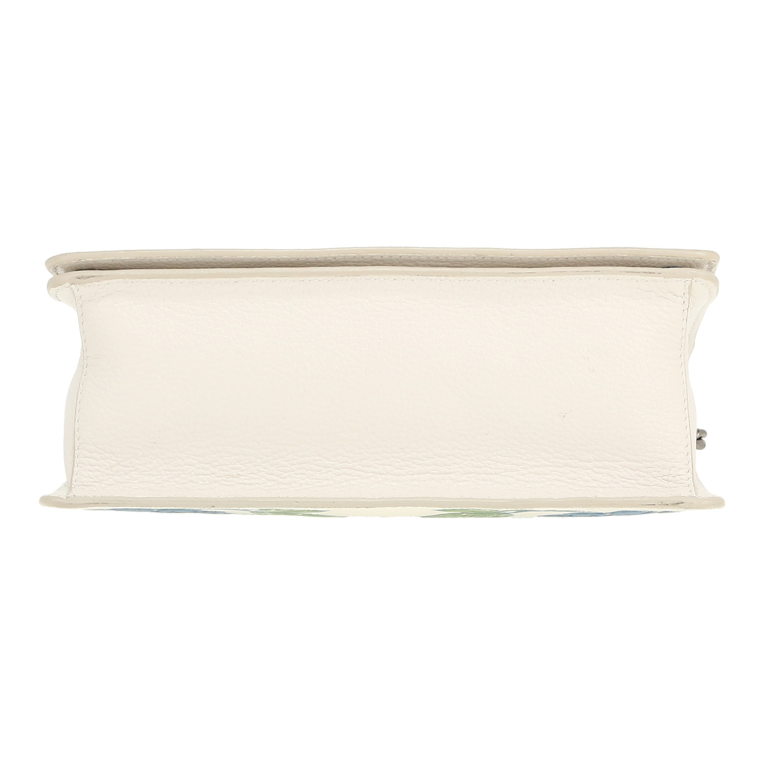 Borsa a tracolla Miu Miu   in pelle bianca blu e verde - Detail D1